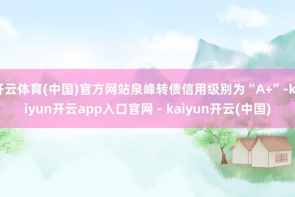 开云体育(中国)官方网站泉峰转债信用级别为“A+”-kaiyun开云app入口官网 - kaiyun开云(中国)